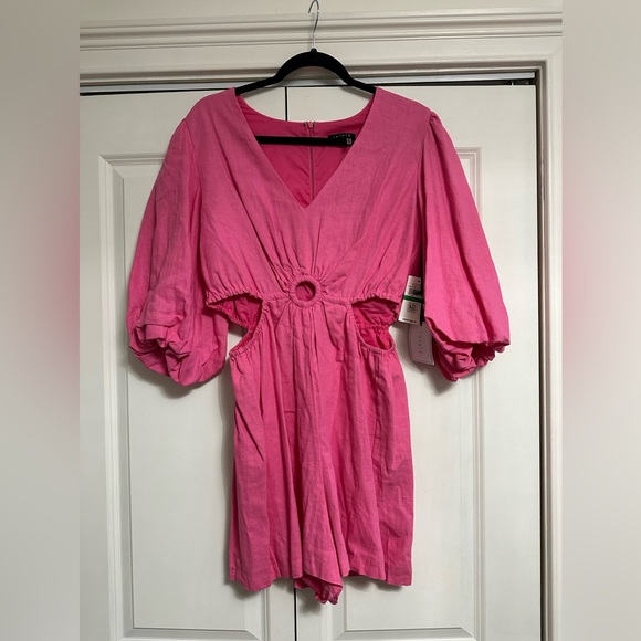 1. State linen romper Juneberry - Picture 3 of 8